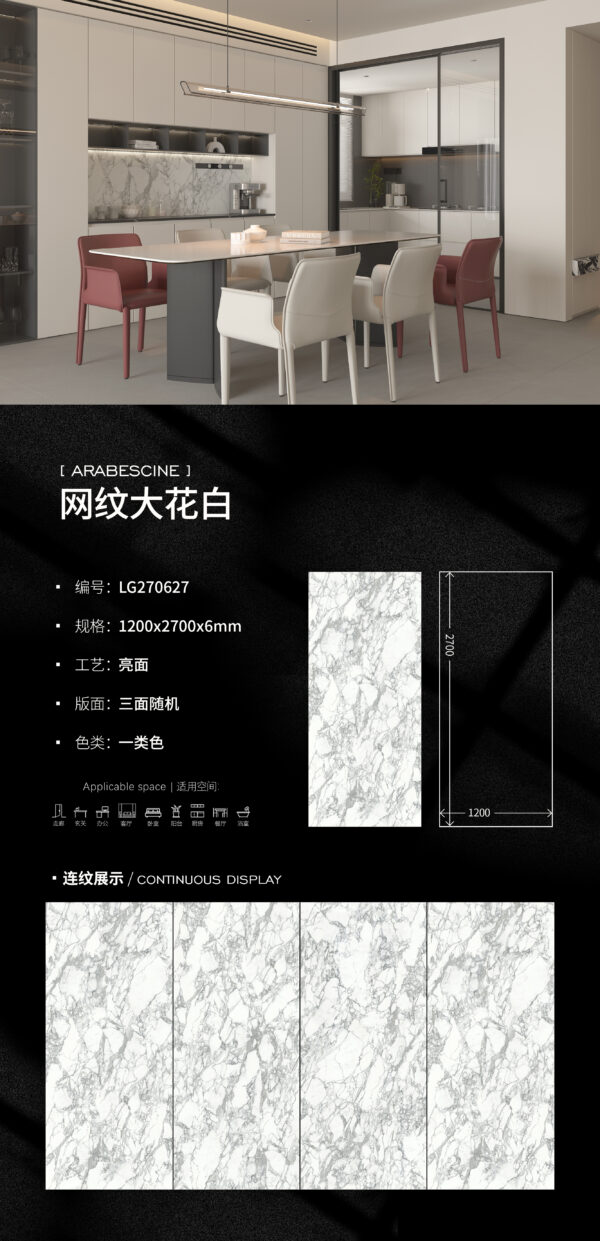 Glossy-1200X2700X6MM-LG270627网纹大花白