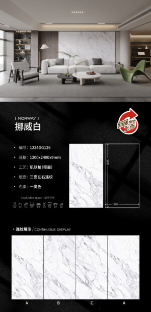 Matt-1200X2400X9MM-DG126挪威白 Matt-1200X2400X9MM-DG126挪威白
