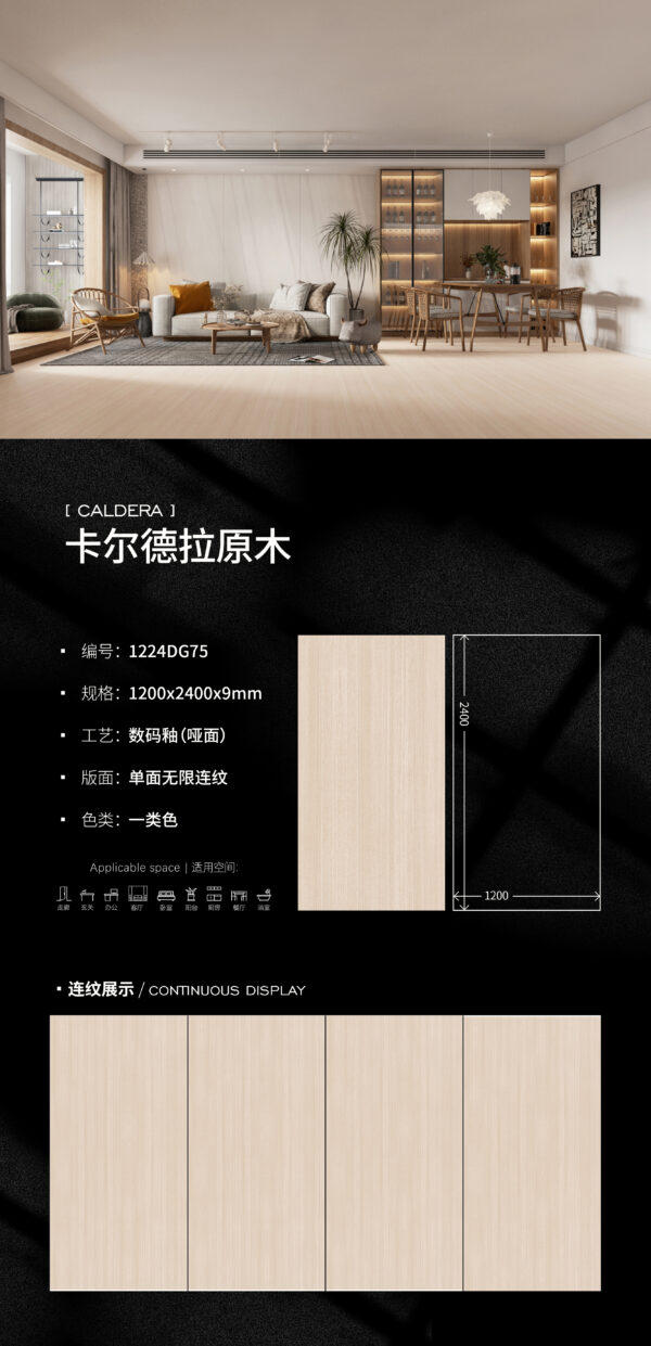 Matt-1200X2400X9MM-DG75卡尔德拉原木