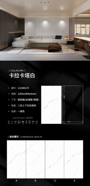 Matt-1200X2400X9MM-DG79 卡拉卡塔白