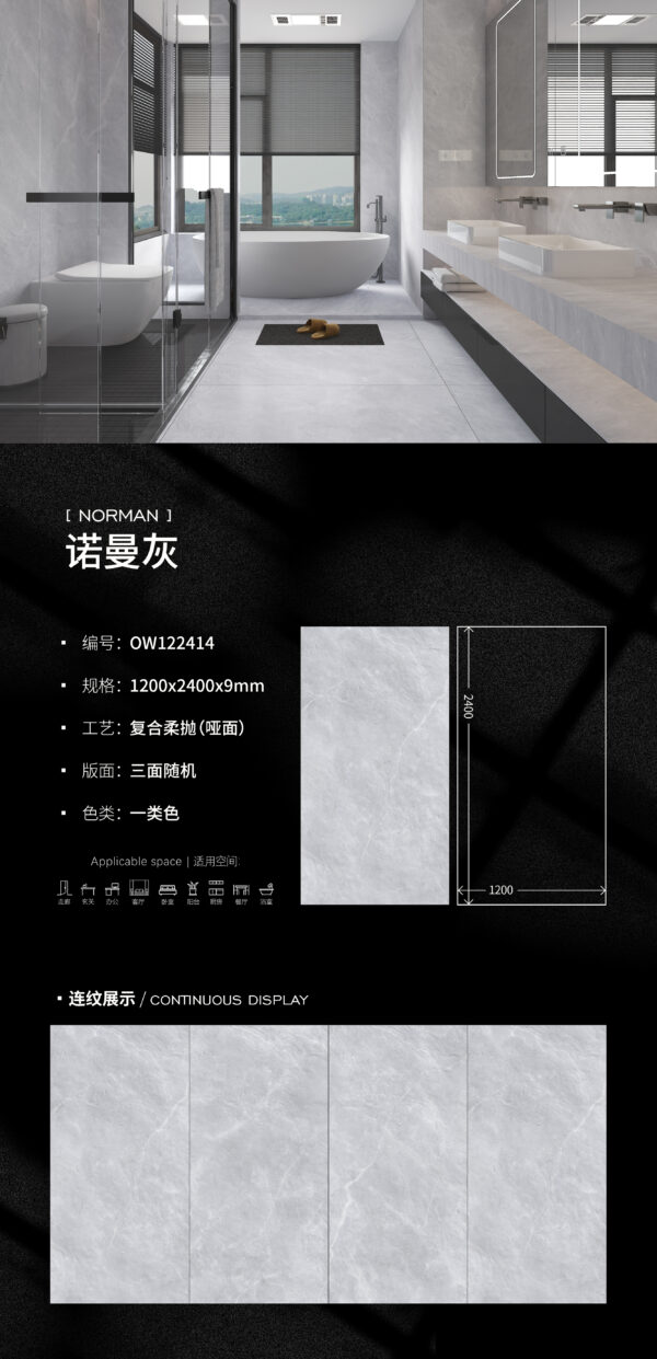 Matt-1200X2400X9MM-OW14诺曼灰