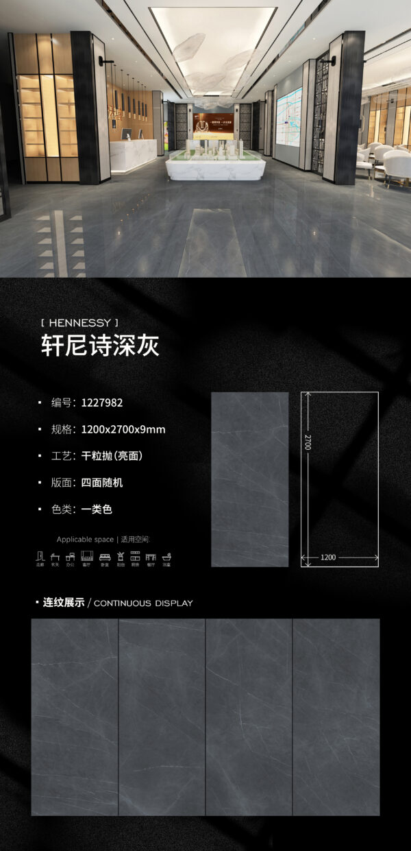 Glossy-1200X2700X9MM-982轩尼诗深灰