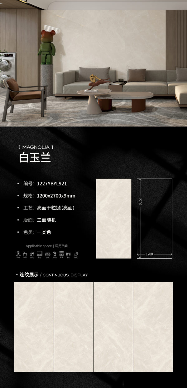 Glossy-1200X2700X9MM-YBYL921白玉兰