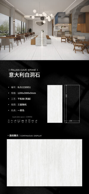 Roman Classical Total Space Italian Travertine Slab 9mm Lustrous & Versatile