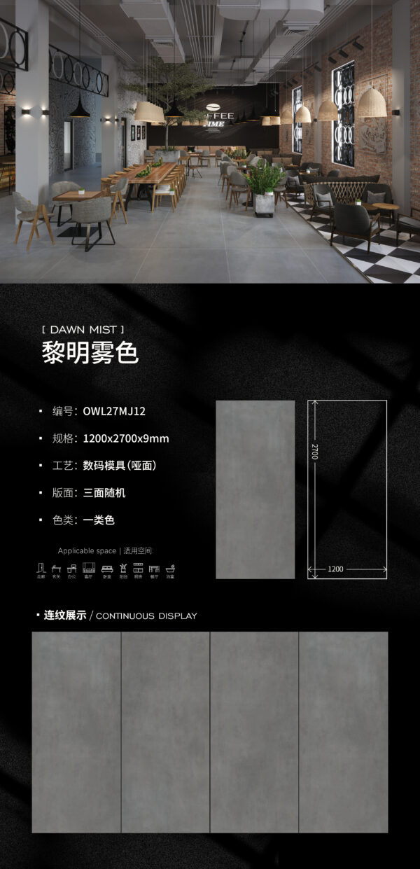 Matt-1200X2700X9MM-OWL27MJ12黎明雾色