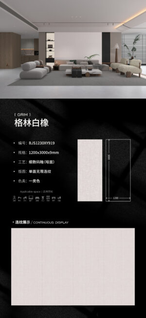 Master Series Minimalist Wall Premium Matte Slab 9mm Essential Design & Timeless